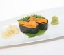 sea urchin ( uni) sushi <img title='Consumption of raw or under cooked' src='/css/raw.png' />